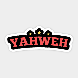 Yahweh | Christian Typography Sticker